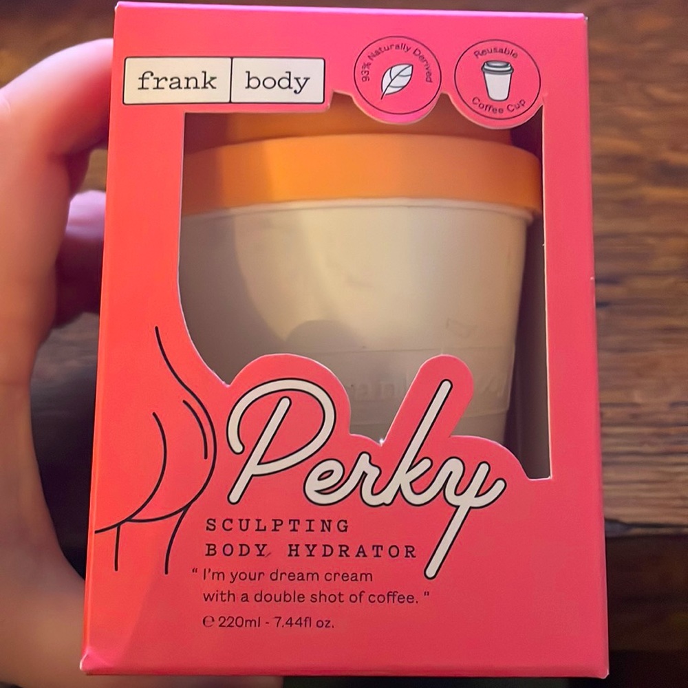 Frank Body Perky Sculpting Body Hydrator (and reusable cup!)
